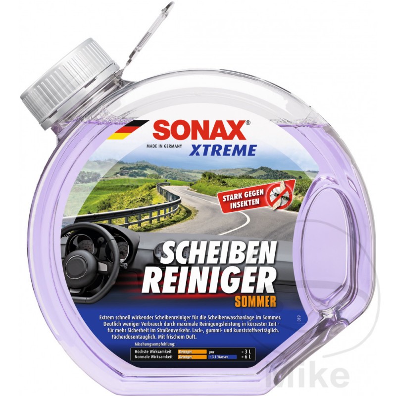 SONAX Ready-to-use windshield cleaner XTREME SUMMER 3L 556.66.03