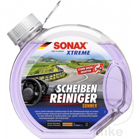 SONAX Ready-to-use windshield cleaner XTREME SUMMER 3L 556.66.03