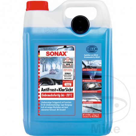 SONAX Limpiador de parabrisas anticongelante CITRUS READY-MIX 5L 557.70.30