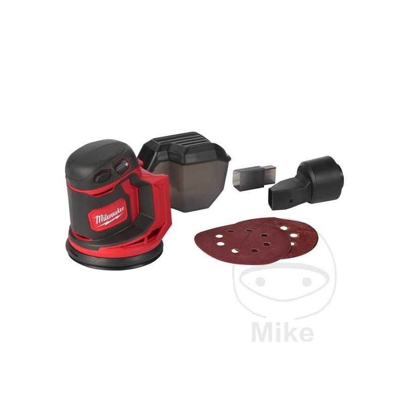 MILWAUKEE Lijadora orbital con batería recargable 18V M18 BOS125-502B 685.03.60