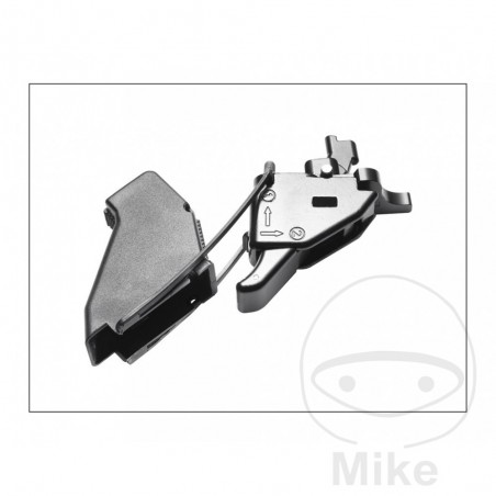 Trailer hitch lock with long release lever BM2 336.59.96