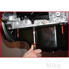 Set of 8 gasket supports and oil pan 614.50.05