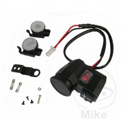 JMP Cigarette lighter socket with switch and double usb slot 706.04.68