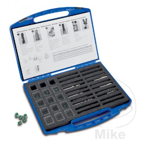 HELICOIL Kit 132 piezas para reparación rosca M6/M8/M10 485.56.56