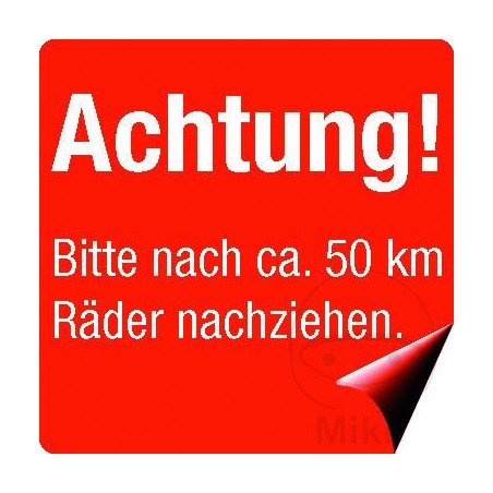 Box of 200 German Danger labels 519.00.18