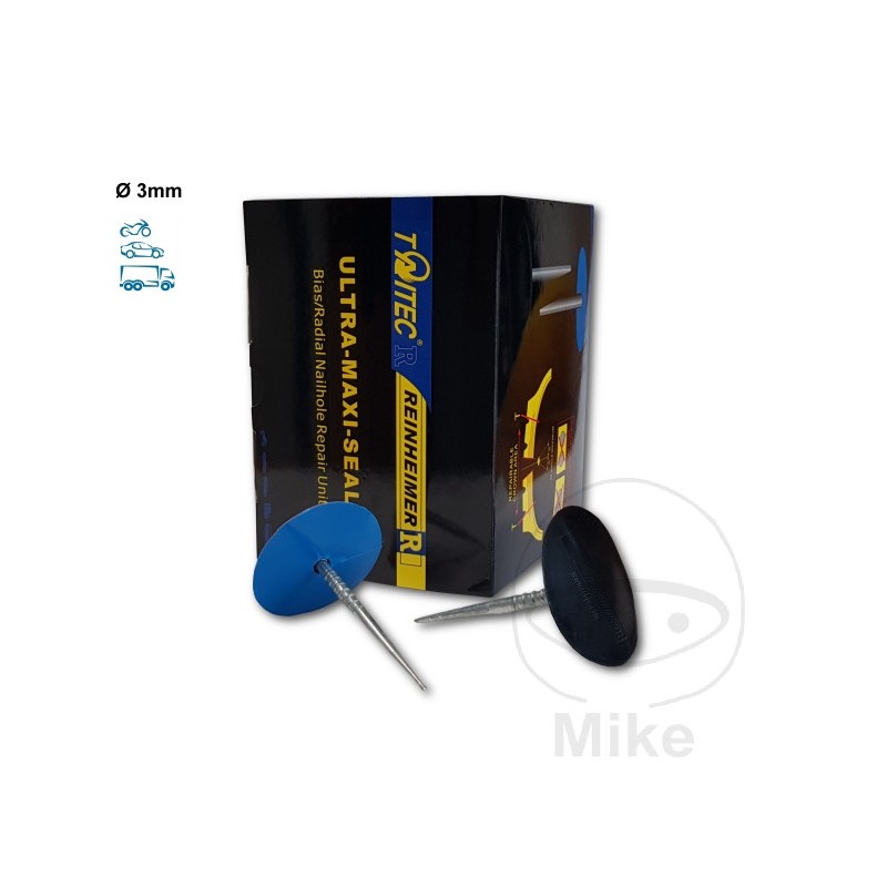 REINHEIMER Pack 24 parches seta interior reparar cubierta neumático 3 MM 519.04.78