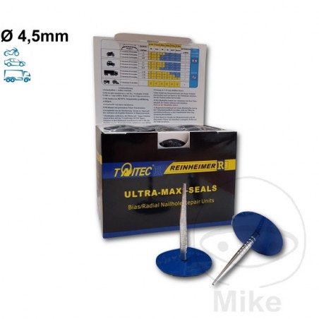 REINHEIMER Pack 24 patches interior mushroom repair tire cover 4.5 MM 519.04.80