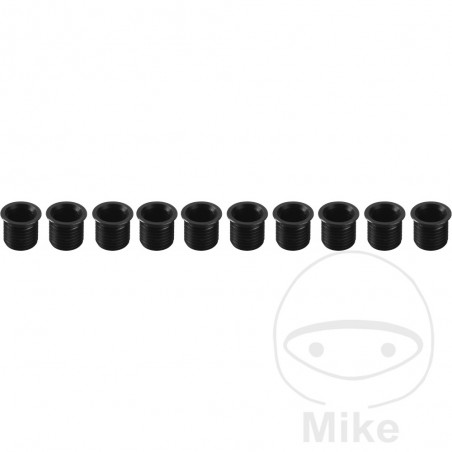Pack of 10 long threaded inserts for spark plug M8X1.0 11 MM 609.33.97