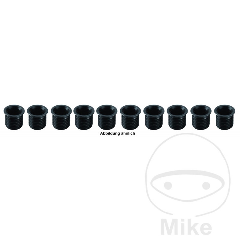 Pack 10 insertos roscados largos para bujia M12 X 1.25 26 MM 609.34.62