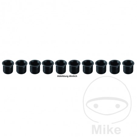 Pack of 10 long threaded inserts for spark plug M12 X 1.25 26 MM 609.34.62