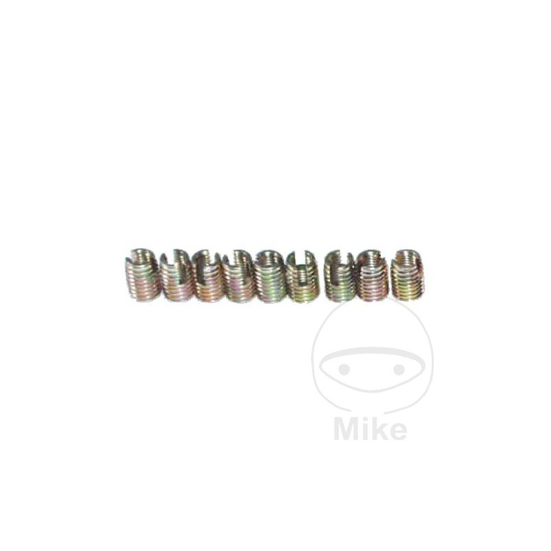 Pack of 10 threaded inserts for injector fastening M6 X 1.0 6141071 614.11.47