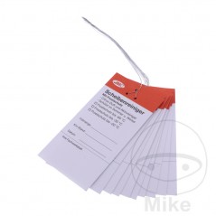 JMC Pack 10 service tags in German 998.91.52