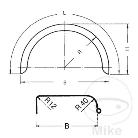 Steel Trailer Fenders H390 B240 S750 338.55.98