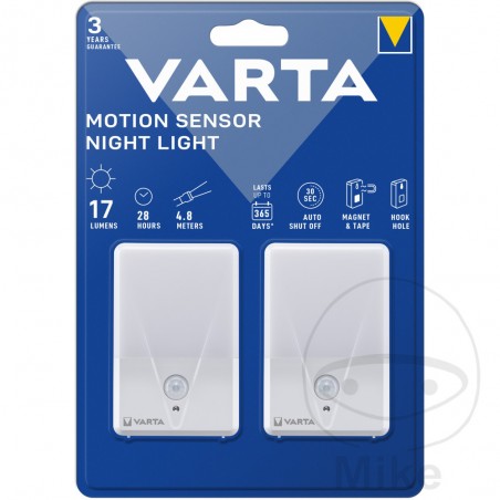 VARTA Pack 2 night lights with motion sensor 156.01.08