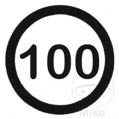 Señal de velocidad autoadhesiva 100 km/h 200 MM 205.13.73