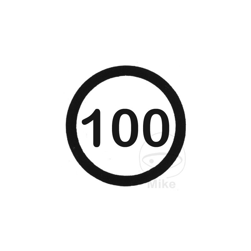 Señal de velocidad autoadhesiva 100 km/h 200 MM 205.13.73