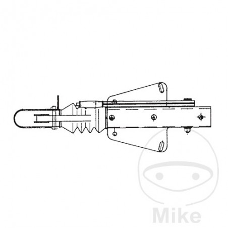 KNOTT Hitch with inertia brake for v-drawbar trailer KF27BGF 338.26.94