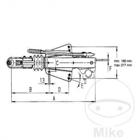 AL-KO Hitch with inertia brake for top installation trailer 161S 338.63.15
