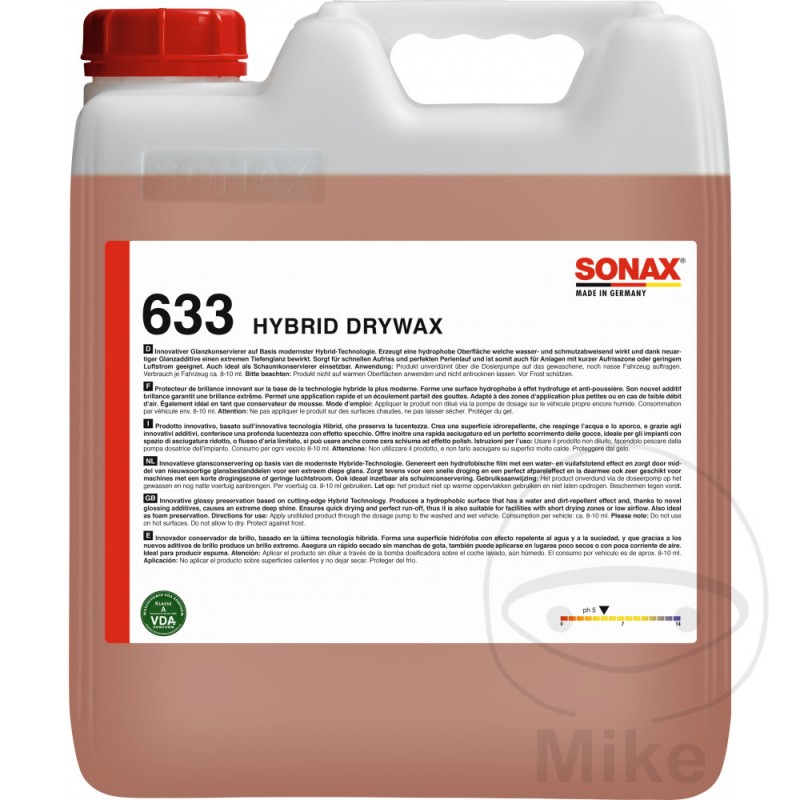 SONAX Conservador del brillo híbrido 10L 556.66.13