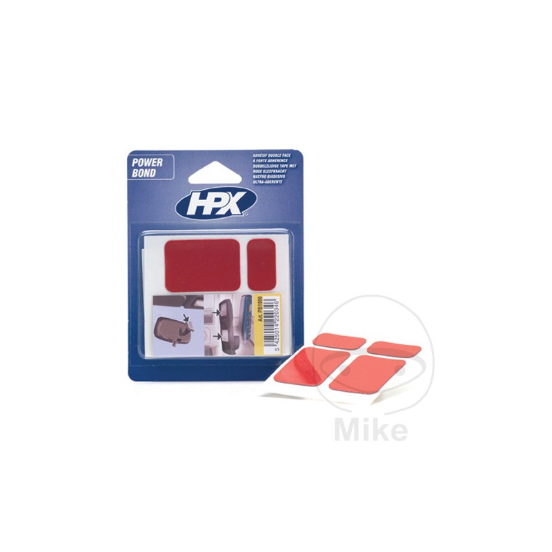 HPX Almohadillas adhesivas doble cara de alta resistencia 2X 40X27 MM+2X 27X15 MM 562.00.42