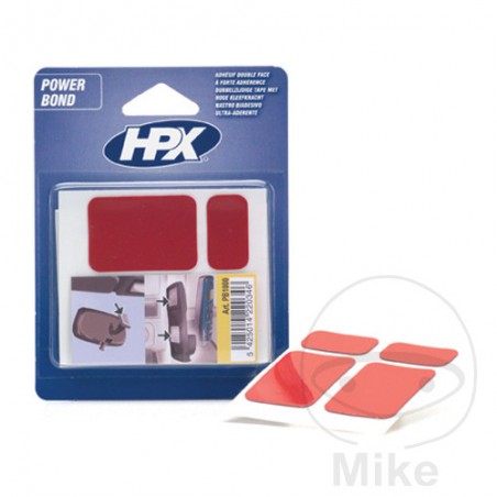 HPX Heavy-duty double-sided adhesive pads 2X 40X27 MM+2X 27X15 MM 562.00.42