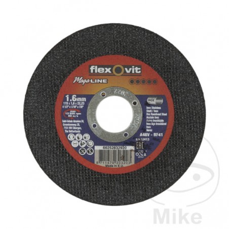 FLEXOVIT Cutting disc 115X1.6 564.67.57