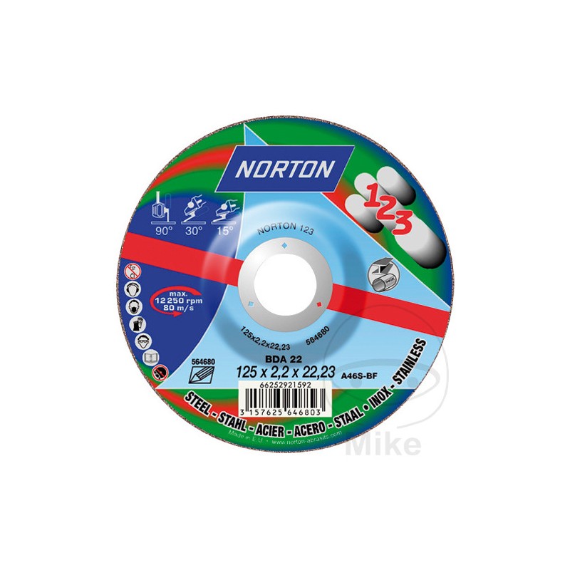 NORTON Cutting disc 125X2.2 1-2-3 564.73.59