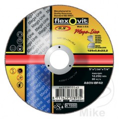 FLEXOVIT Disco de corte 125X0.8X22.2 A60V-BF42 564.79.95