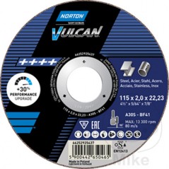 NORTON Disco de corte 180X2.0 A30S 564.88.37