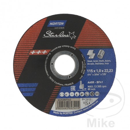 NORTON Cutting disc 115 X 1.0 ALTN: 5649629 564.88.45