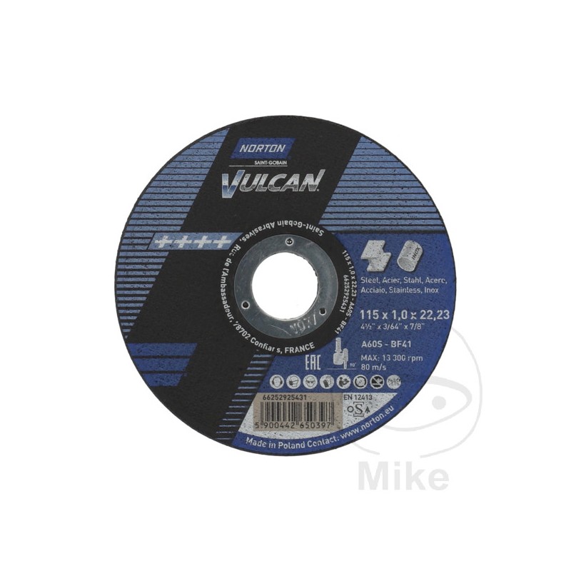 NORTON Cutting disc 115 X 1.0 ALTN: 5648845 564.96.29
