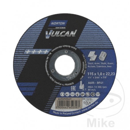 NORTON Cutting disc 115 X 1.0 ALTN: 5648845 564.96.29