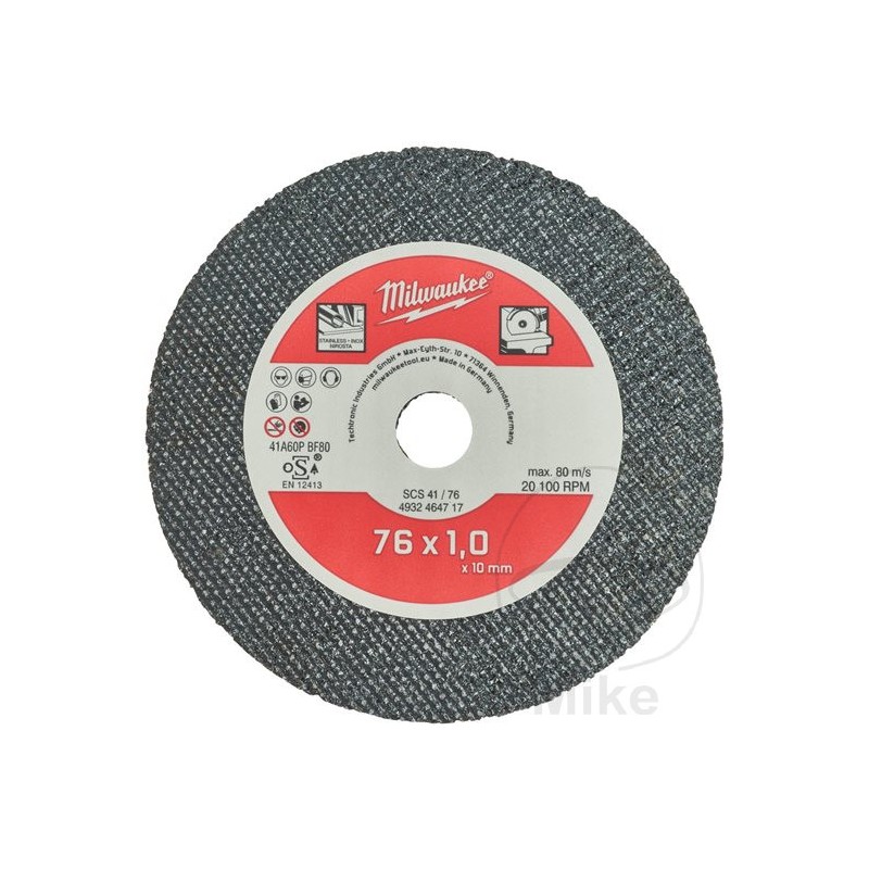 MILWAUKEE Juego 5 discos de corte 76 X 1 10 685.03.65