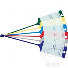 Pack of 100 plastic keyrings 298.00.10VAR