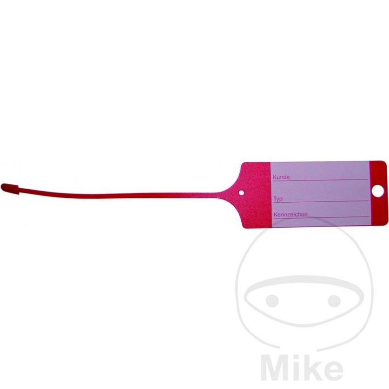 Pack of 100 plastic keyrings 298.00.10VAR