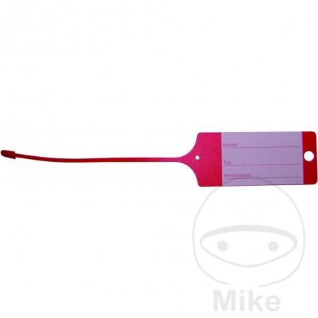 Pack of 100 plastic keyrings 298.00.10VAR