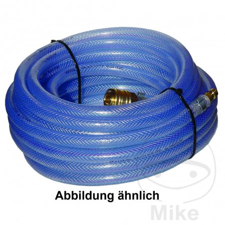 Compressed air hose with safety coupling and nozzle GEWEBE LW9 20 656.00.59