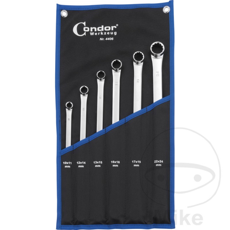 CONDOR Juego 6 llaves de estrella 10-24 MM 604.02.57