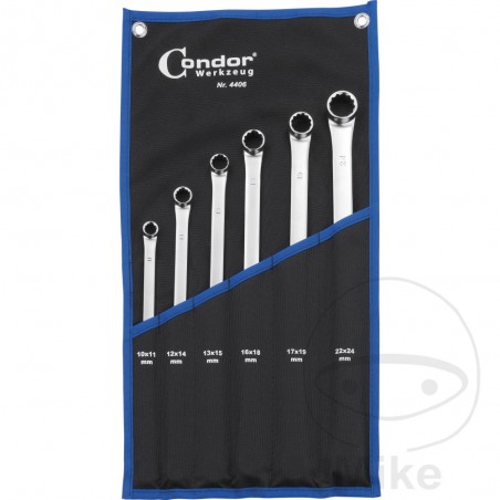 CONDOR Juego 6 llaves de estrella 10-24 MM 604.02.57