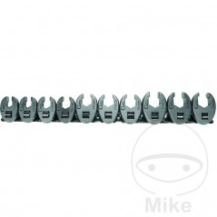 CONDOR Set of 10 open star wrenches 3/8 10-19 MM 604.06.53