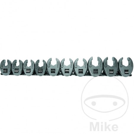 CONDOR Juego 10 llaves de estrella abiertas 3/8 10-19 MM 604.06.53