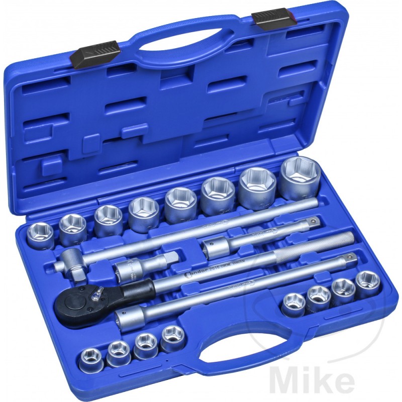 CONDOR Juego 21 llaves de vaso 3/4 19-50 MM 605.02.23