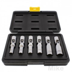 JMP Set of 6 rotary socket wrenches 3/8 8-16 MM 609.24.56