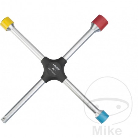HAZET Cross key with colored sleeves 17 X 19 21 1/2 611.00.38
