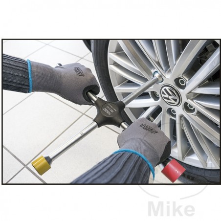 HAZET Llave cruz con fundas de color 17 X 19 21 1/2 611.00.38