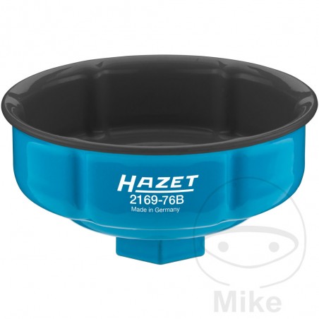 HAZET Llave para filtros de aceite revestido 76 MM 614.06.98