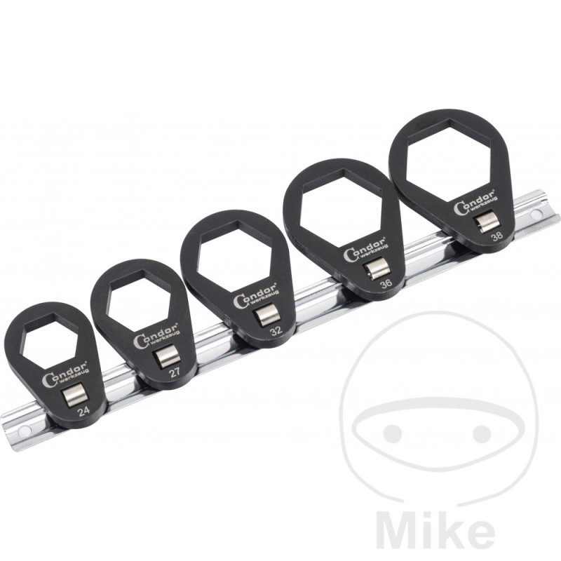 CONDOR Juego 5 llaves filtro de aceite 3/8Z 24 38 MM 614.42.55