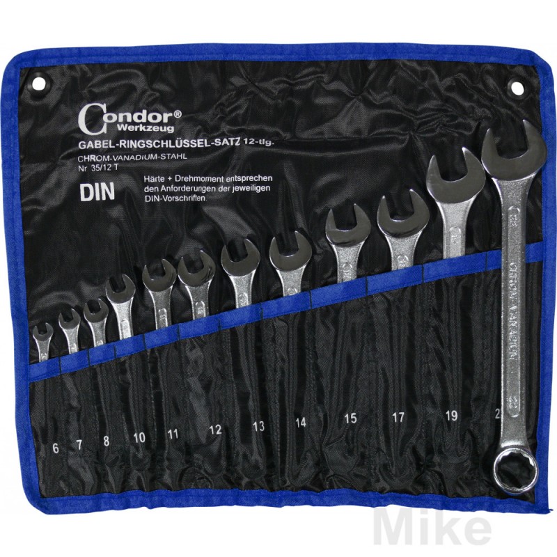 CONDOR Juego 12 llaves combinadas 6-22 MM 624.00.10