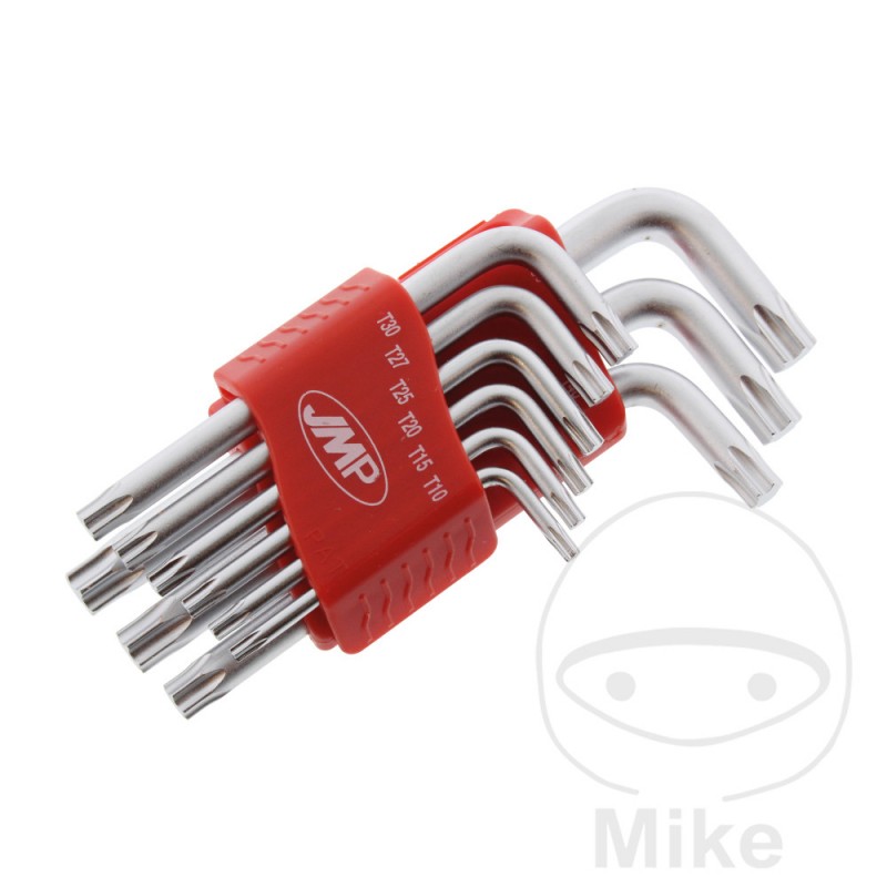 JMP Set of 9 keys for hexagonal head screws T10-T50 632.01.82