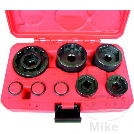 socket wrench set for wheel mounting
